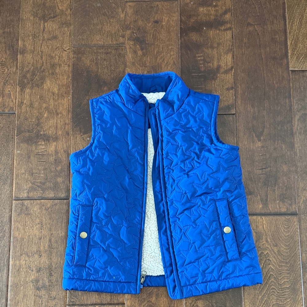 GAP Kids Blue Quilted Vest